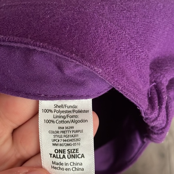 y2k purple star hat!! hardly worn, like new! - Picture 4 of 4